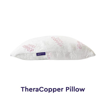 IGIA PILLOW Thera Copper Pillow, Copper Infused Woven Knit Fabric, Head, Neck & Shoulder Support