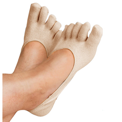 Toe Socks with Gel Infused Heel