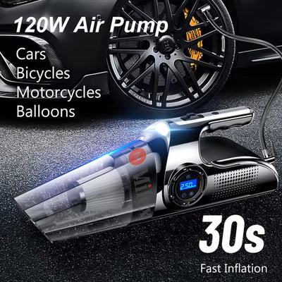 Milex Air O Vac 5in1 Wet/Dry, Air Pump, LED Emergency Light, LCD Display