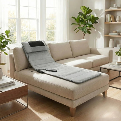 Doctor Pillow Supreme Therapeutic Air Stretcher Massager With lumbar Air Support Cushion Build in dual frequency kneading Mattress Massager