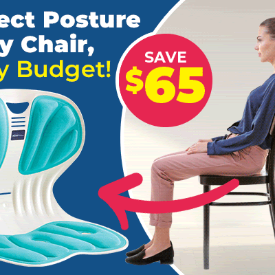 Posture Pro LUMBAR SUPPORT Ergonomic excellence: Lumbar support chair. ( Regular Price $199.99)  Tv  Promo $99.99