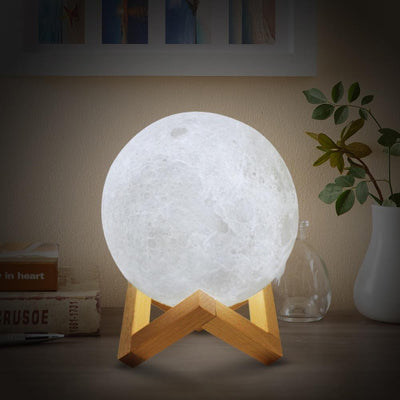 Christmas Decoration 3D Print Moon Lamp